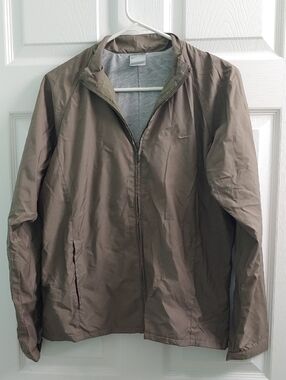 Vintage 90s Nike Jacket Women's Olive Green Lightweight Windbreaker Size M